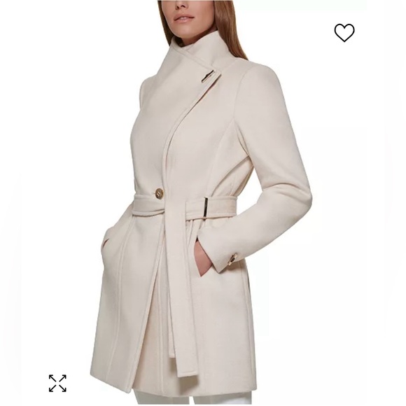 Calvin Klein wrap coat - Picture 2 of 4